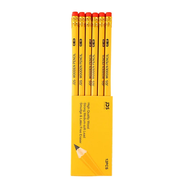 Hot Selling Writing HB Pencil Standard Yellow Pencils Hexagon Pencils