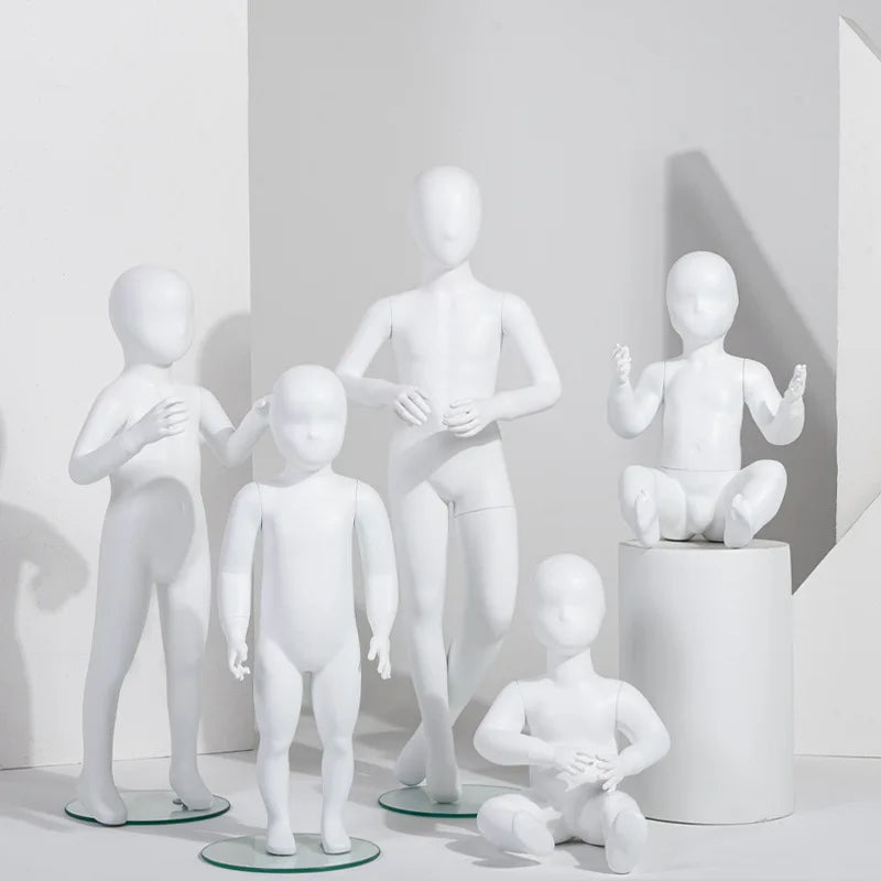 Fiberglass Kid Mannequin for Children's Fashion Shows