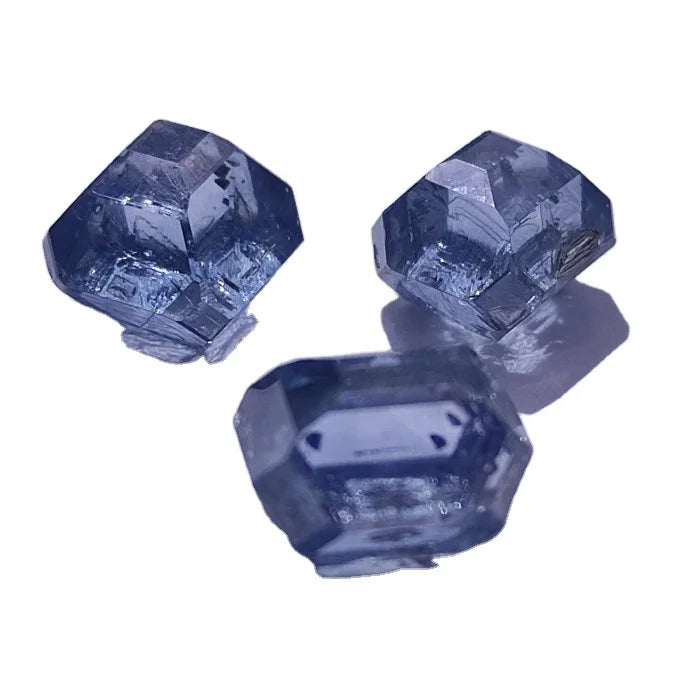HPHT Lab Grown Blue Rough Uncut Diamond for Polishing CN/HUN Origin