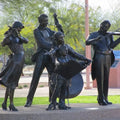 High Quality Modern Bronze Foundry Casting Concert Sculpture Musical Statue Customizable School Statue