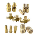 Customized brass turning parts espresso machine T-joint brass c3600 Adapters high precision cnc machining