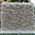 Customize Luxury Artificial Silk Floral Walls Faux Rose Flowers Wedding Decorative Faux Baby Breath Flower Wall Backdrop
