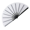 13inch Group Dance Sublimation Hand Clack Fan Blank Folding Custom Portable Fan Large Chinese Kung Fu Taiji Fabric Handheld Fan