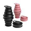 17 oz BPA Free Silicone Bottle Anti-Collapse Leak Proof Foldable Gym Camping Water Bottles by Opard Collapsible Water Bottles
