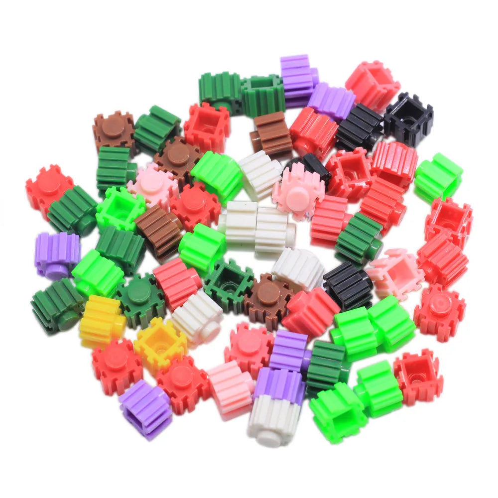 Bulk 500g/Bag 10MM Tiny Resin Building Blocks Charms Flatback Kawaii Cabochons for DIY Jewelry Making Accessories
