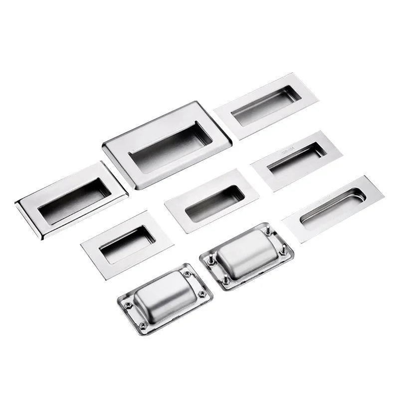 Built-in Invisible Concealed Kitchen Handle Stainless Steel Zinc Plated