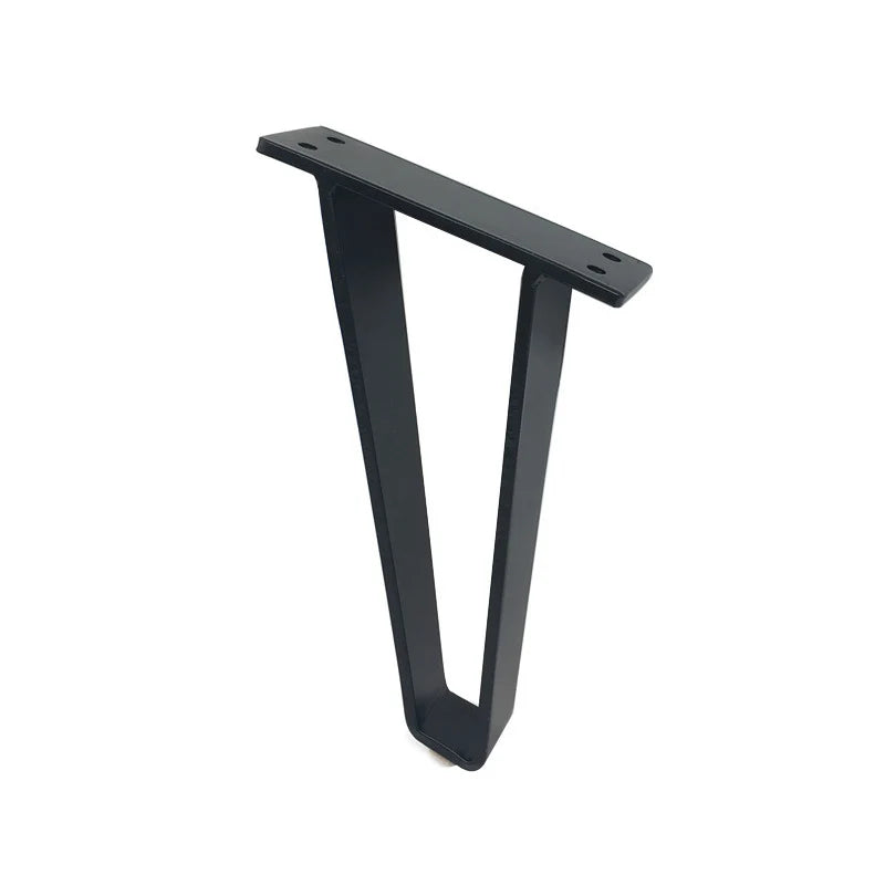 7 Inches Black Steel Sofa Support Legs Luxury Furniture Legs Accessories SL-178
