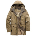USA Size Fleece Lining Heavy Jackets Winter Classic Sherpa Fleece Jacket Windproof Versatile Outdoor Plus Size Man's Jacket Coat