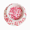 500g Petal Shape Polymer Clay Slices Cherry Blossom Slime Kit Additives DIY Hairpin Clay Flower Sprinkles 5mm