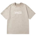 Custom Vintage Summer Men's T-Shirt Breathable 100% Cotton Knitted Suede Texture O-Neck Collar Features Custom Character Print
