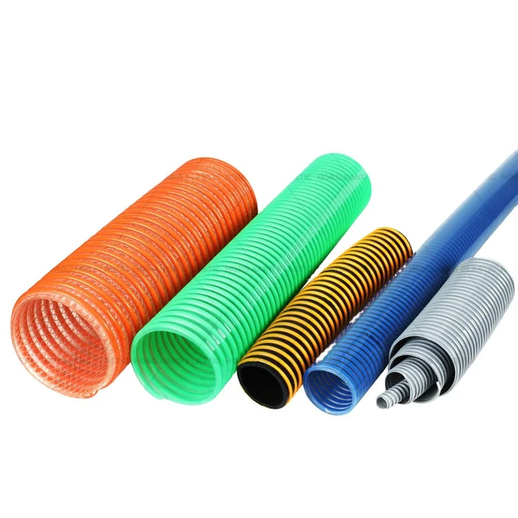 Heavy Duty Pvc Fiber Suction Hose Pipe 4inch 6inch 8inch Water Oil Suction Hose Fiber Reinforced Suction Hose