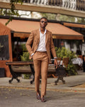 New Arrival Men Suits England Style 2 Pieces Tuxedo Top Lapel Groomsmen Wedding Suits for Fashion Business Men's Formal Wear