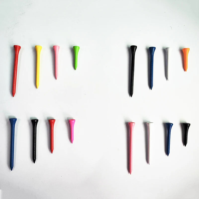 Premium Bamboo Custom Logo Golf Tees Pack Friendly Biodegradable Material Wooden Golf Tees
