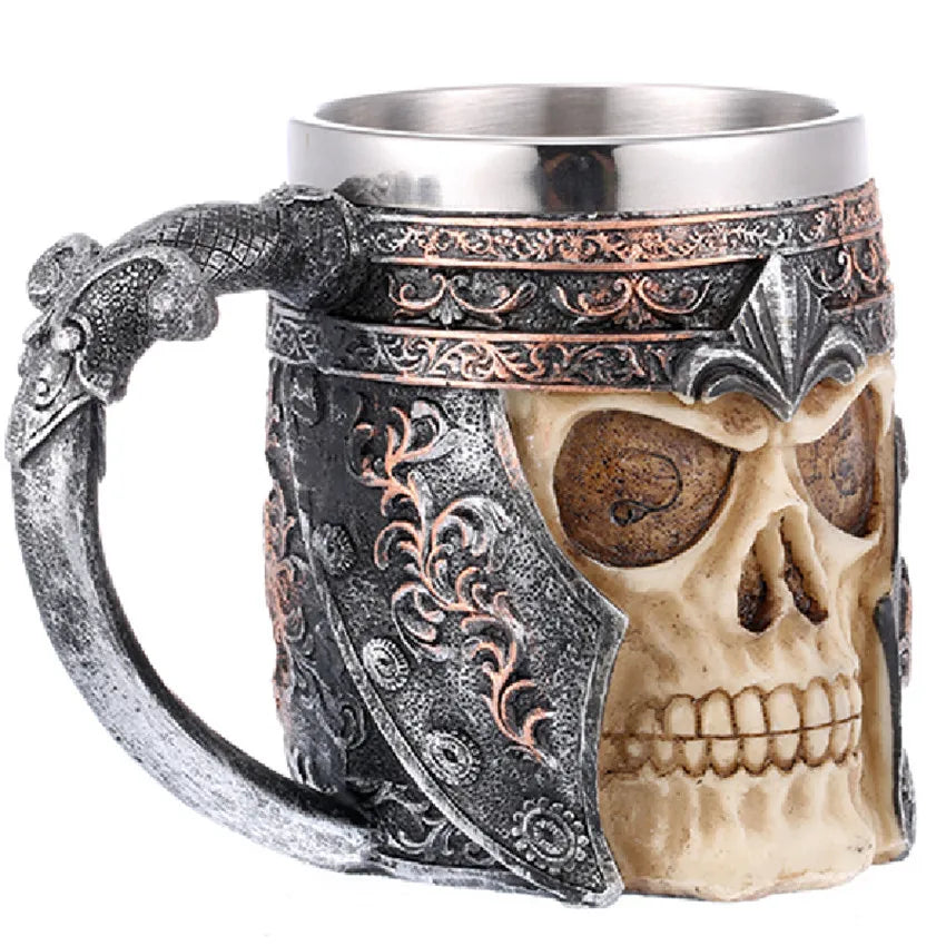 Skull Bones Mug SKA04 SKA34 Goblet Set Coffee Mug Skull Beer Mug Stainless Steel Fpr Party Gift Home
