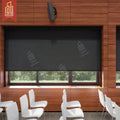 Motorized Waterproof Outdoor Electric Roller Blinds for Day Night Patio Garden Balcony Built-In Sun Shading Manufacture Roller