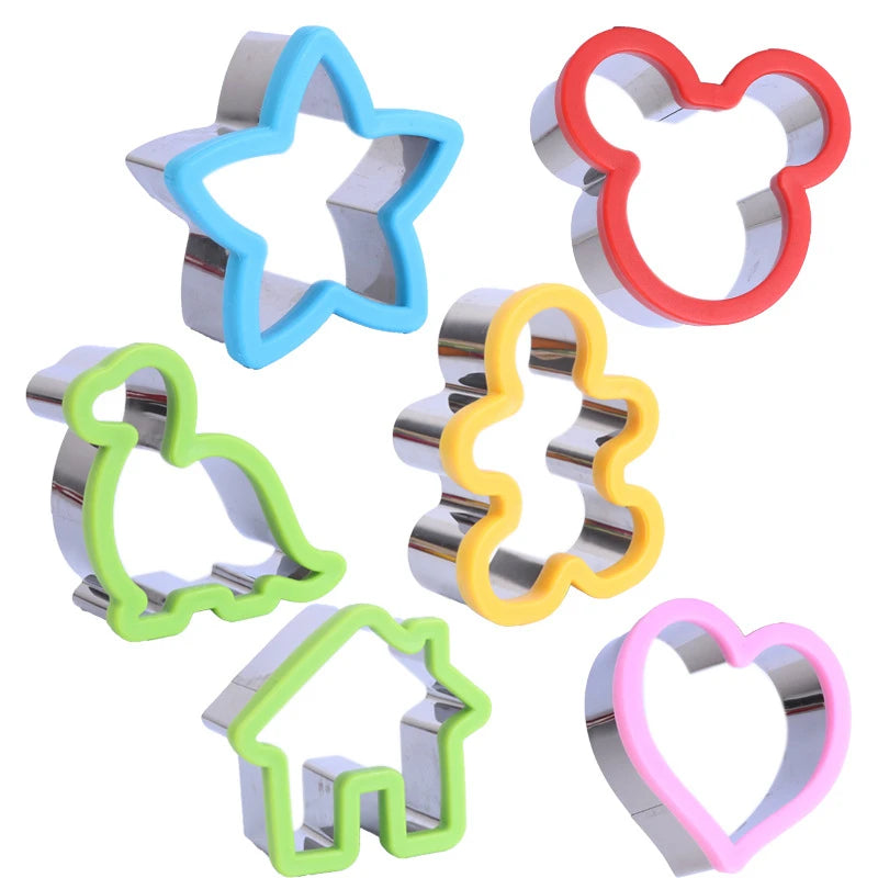 M906 DIY Cookie Cutters Vegetable Cutters Stainless Steel Fruit Vegetable Sandwich Cookie Cutter for Cake Decoration Suppliers