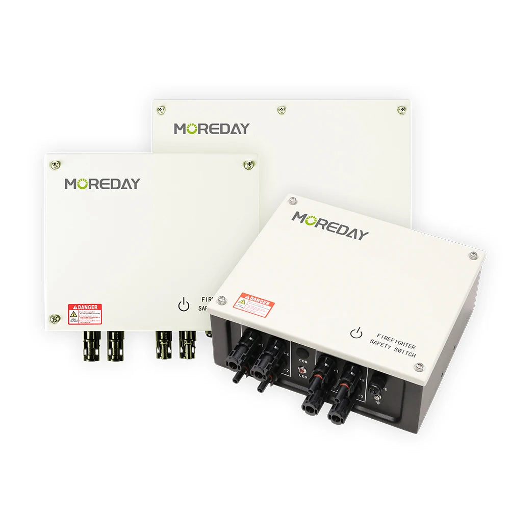 Moreday  Waterproof 4 Poles 2 Strings 1500V 40A Solar Rapid Shutdown Device for Solar System Fire Shut off