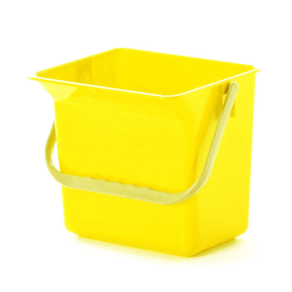 O-Cleaning Household Small 6L Plastic Sanitizing Cleaning Bucket With HandlePortable Water Pail for Kitchen/Window/Floor