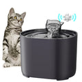 Electric Pet Cat Water Fountain Automatic Pet Water Dispenser with Recirculating Filtration System Cat Bowl 2.2L Sensor