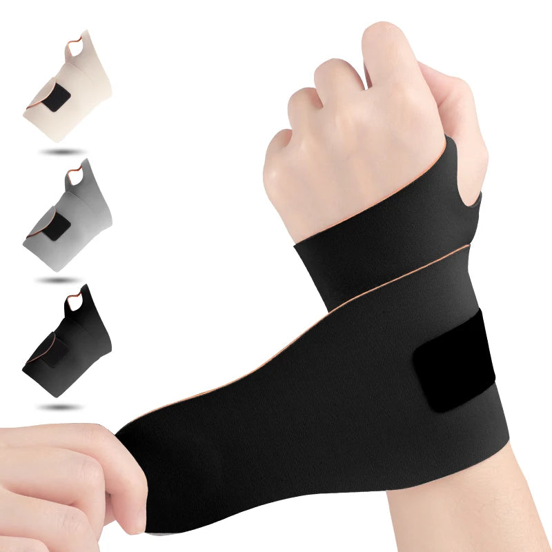 New Ultra-Thin Nylon/Spandex Gym Sports Wrist Guard Adjustable Breathable Comfortable Wrist Brace Wraps