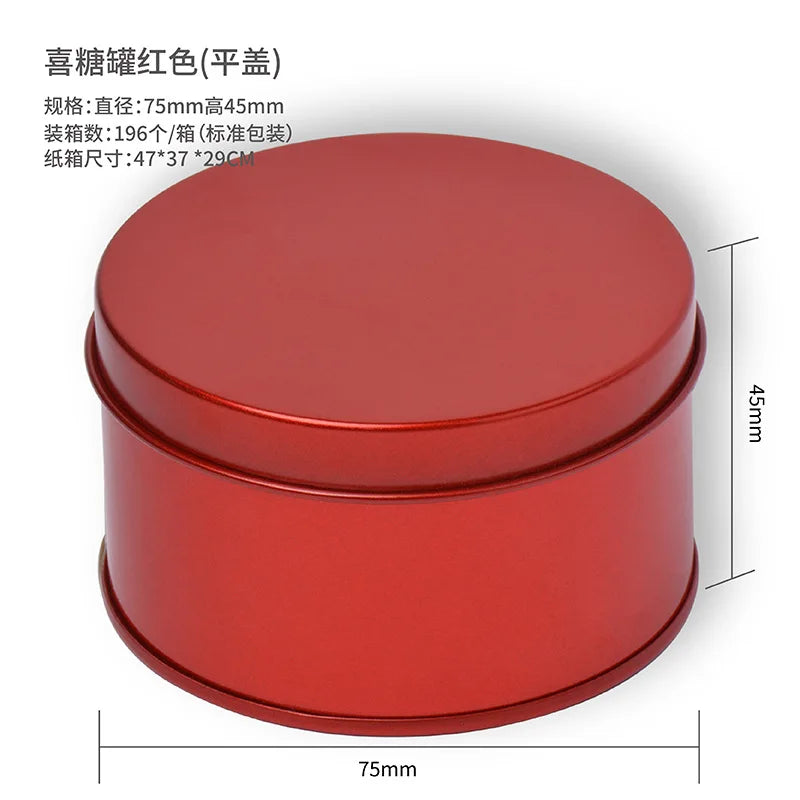 Custom Logo Mini Storage Gift Tin Box Fast Shipping Portable Round Tinplate Milk Bread Other Snacks Colorful Portable Tin Box
