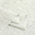 Wholesale Rib Knit Fabric Scoop Neck Pullover Drop Shoulder Hoodie Kids Tracksuit Cotton French Terry