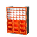 LEADLOONG Wall-Mounted Drawer Type Storage Cabinet Plastic Organizer for Tools Jewelry & Garage Detachable Parts