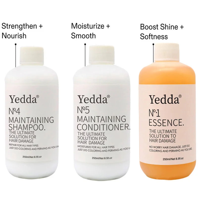 OEM Wholesale Organic Hair Repair Care High Profit NO1 NO2 NO3 Hair Dyeing Perming Essence Protector Treatment 2-IN-1 Formula