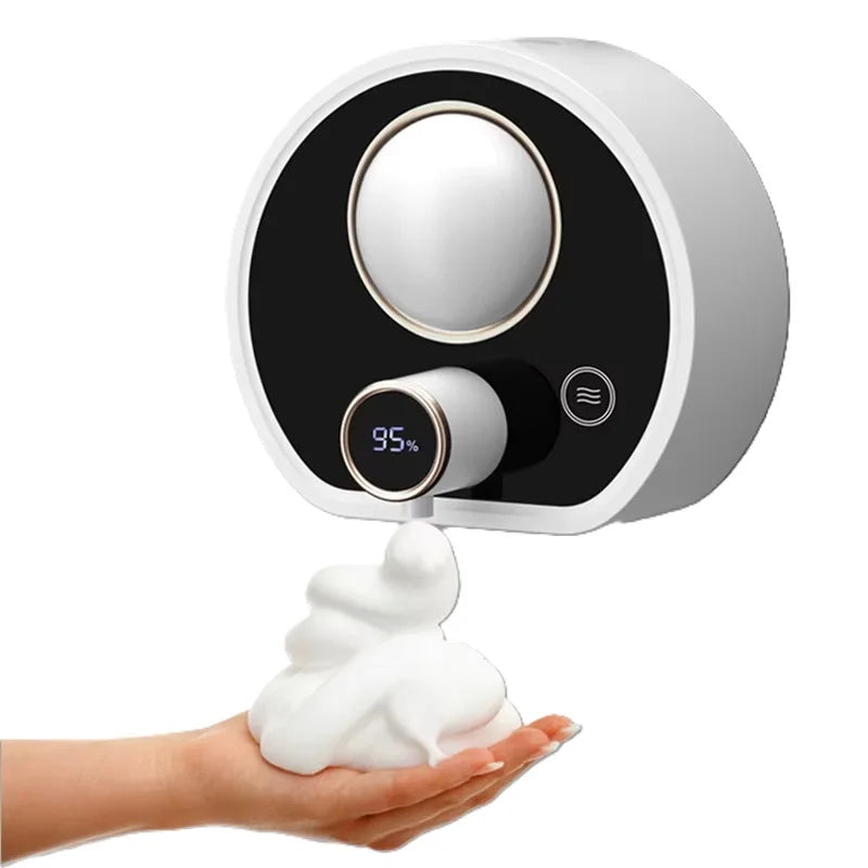 Wall-Mounted Automatic Foam Rechargeable Touchless Soap Dispenser with Modern Design ABS Material for Household & Hotel Use