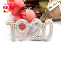 Greek Zeta Phi Beta Sorority Silver Metal Number Founder 1920 Pearl Brooch for Women Suit Fashion Jewelry Accessories Wholesale