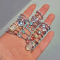 Wholesale Price Fashion INS Style Jewelry Rings Alloy Gold Plated Knuckle Ring Sets for Girls