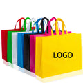Customizable Multicolor Reusable Customized Logo Tote Shopping Bag Brand Recycled Eco PP Non Woven Bag