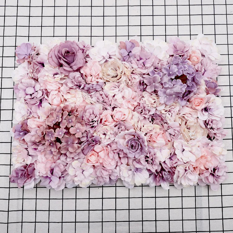 Artificial Hydrangea  Flower Wall  for Wedding Backdrop Decoration