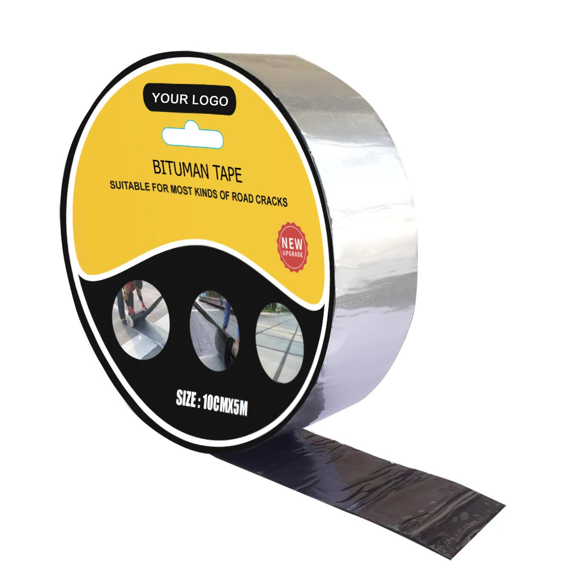 ANTI Premium Self-adhesive Bitumen Asphalt Aluminum Foil Tape Asphalt Bitumen Tape 50 Ft Long