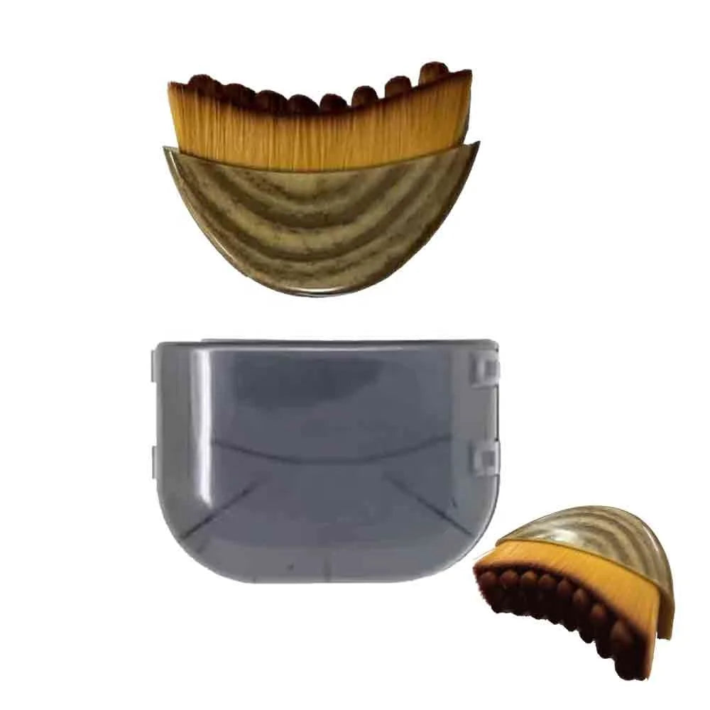Multifunctional New Lymphatic Contour Face Brush for Cream Sunscreen Concealer Application Facial Scraping Eye and Neck Care