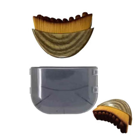 Multifunctional New Lymphatic Contour Face Brush for Cream Sunscreen Concealer Application Facial Scraping Eye and Neck Care