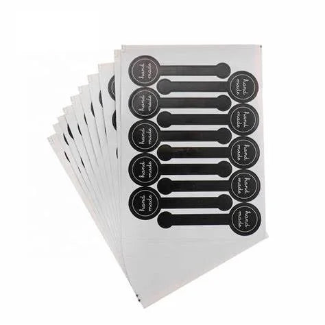 500pcs Kawaii Stationery clear Vinyl Stickers for Kids 1inch Cute Cartoon Thank You Sticker Labels Roll Custom Logo