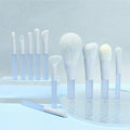 New Mini Makeup Tools Set Complete Set Portable Mini Travel Set Blush Brush Loose Powder Eye Shadow Brush Soft Bristles