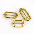 Meetee AP394 20/ 25/ 32/ 38/ 50mm Alloy Bag Accessories Solid Brass Slides Tri-glides Wire-formed Roller Adjuster Buckles