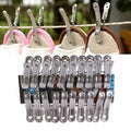90mm Clothes Pegs Hanging Clothespin Laundry Clothes Clip Hanger Laundry Storage Organization Stainless Steel Pegs