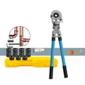 GLAM CW-1632 Plumbing Tools Equipment Portable Manual Hydraulic HVAC Steel Press Tools Crimping Copper Pipe Fittings Tubes