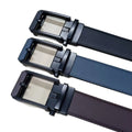 Factory Direct Men's Belt with Automatic Buckle Adjustable Men's Cowhide Belt Fashionable and Versatile Leather Belt