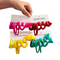 Trendy Acrylic Geometric Hoop Earring Sets For Women hiphop Colorful Acrylic C-Shaped Earrings Fashion Jewelry Gifts