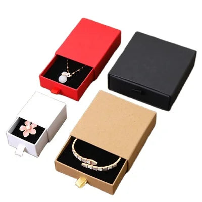 Wholesale Price Custom Logo Printed Paper Drawer Cardboard Jewelry Packaging Box