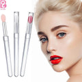 Beiqili Transparent Handle Silicone Lip Brush Lip Mask Eyeshadow Concealer Lip Gloss Lipstick Makeup Applicator