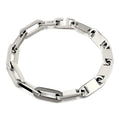 2021 Stainless Steel Bracelet Geometric Style Gold Silver Color DIY Jewelry Oval Chain for Men and Women