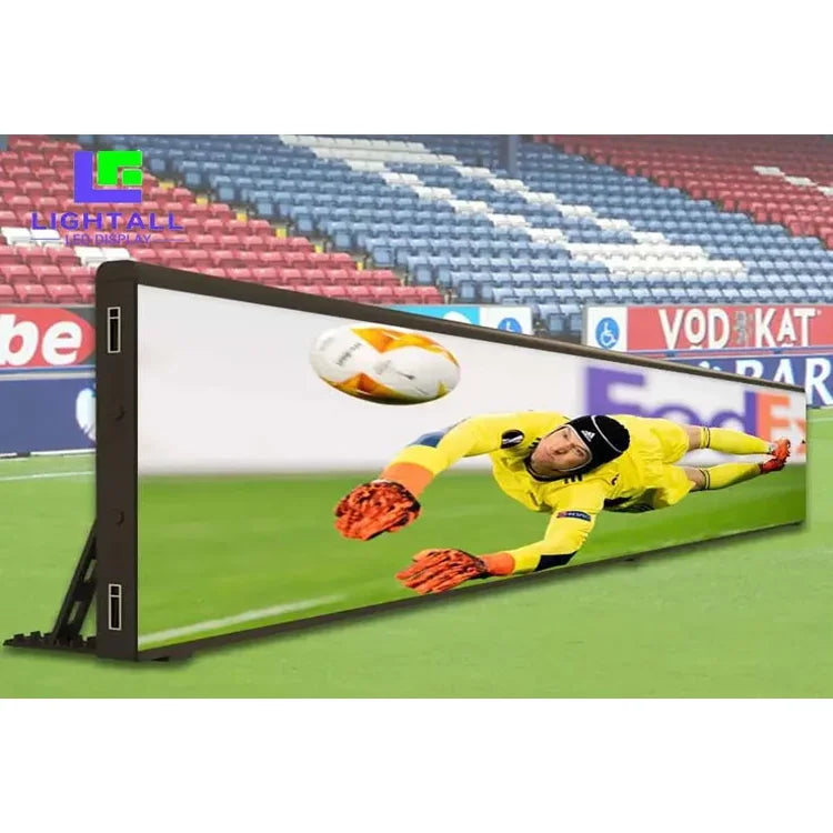 LIGHTALL P10 Perimeter Stadium Football LED Display Outdoor Advertising LED Screen With Soft Scoreboards LED Display Price