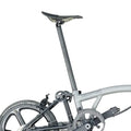 Union Jack Carbon Fiber Bike Seatpost Offset Titanium 540mm 31.8mm Diameter for Brompton 3Sixty Pikes Folding Bike