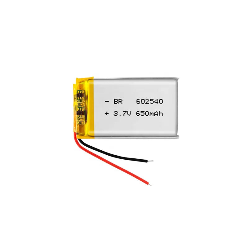 402540 502540 702540 802540 902540 102540 602540 3.7V 650mAh 062540 Lithium Ion Li Polymer Battery with Pcb