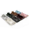 Factory Stock Six Color Cat Shape Storage Tray Mini  Coin Dice Tray  Leather Storage Tray for Desktop and Office